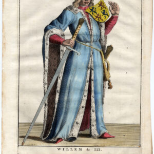 Antieke Prent-WILLIAM III-GRAAF VAN HOLLAND-ZEELAND-AVESNES-1650