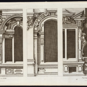 Antieke prent-DESIGN-ORNAMENTEN-DECORATIE-DIETERLIN-BORD 91-Pequegnot-1858