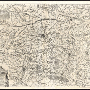 Antieke Kaart Vlaanderen Flandria Gallica België Toernai Douai Lille Hondius 1630