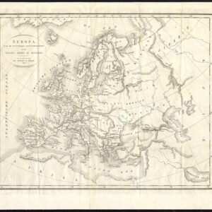 Antieke Kaart Europa Van Baarsel Bohn 1813