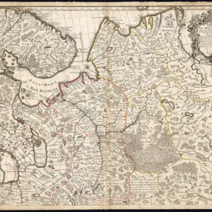 Antieke Kaartmoskou Rusland OekraÏNe Polen De L'Isle 1750