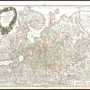 Antieke Kaart Finland Rusland Lapland Estland Europa Oeral De Vaugondy 1770