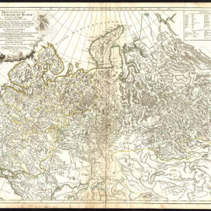 Antieke Kaart Finland Russische Rijk Polen Zwarte Zee Kaspische Zee De Vaugondy 1770