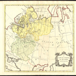 Antieke Kaart Rusland Finland OekraÏNe Estland Litouwen Zwarte Zee 1780