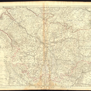 Antieke Kaart Frankrijk Picardie De L'Isle 1710