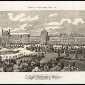 Antieke prent-TUILERIES-PALEIS-PARIJS-FRANKRIJK-Allom-1859