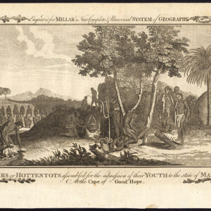 Antieke prent-HOTTENTOTS-KHOIKHOI-KAAP VAN GOEDE HOOP-ZUID-AFRIKA-II-Roberts-1782