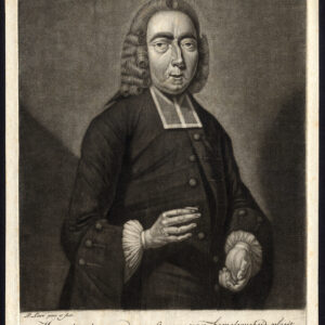 Antieke prent-HENRICUS HAGEMAN-NEDERLANDSE THEOLOOG-Louw-1760