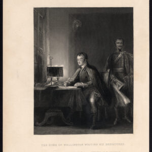 Antieke prent-ARTHUR WELLESLEY-DUKE VAN WELLINGTON-Greatbach-Wilkie-1850