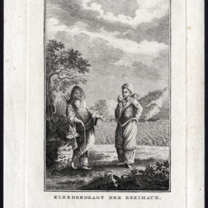 Antieke print-ESKIMO-COSTUME-Picart-1781
