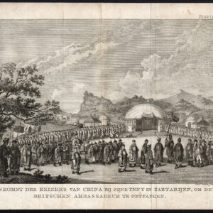 Antieke prent-CHINA-KEIZER-TARTARY-BRITSE AMBASSADEUR-Vinkeles-Alexander-1780