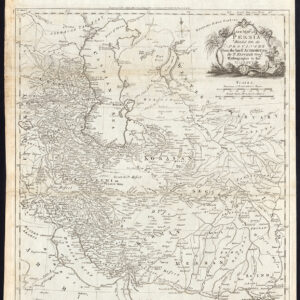 Antieke Kaart Perzië Iran Azië Millar Kitchin 1782