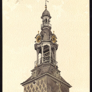 Antieke Prent-NOTRE DAME-KERK-ZOTTEGEM-BELGIË-Baes-1890