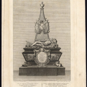 Antieke Prent-TOMB-MENNO-BARON VAN COEHOORN-WIJCKEL-Marcus-Vinkeles-1819