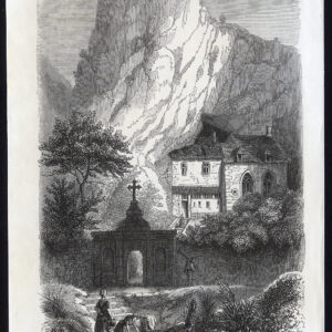 Antieke prent-SAINT HUBERT-HERMITAGE-FRANCE-Journal des Haras-1852