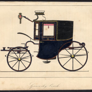 Antieke prent-COACH-CARRIAGE-GUROWSKI-Journal des Haras-1853
