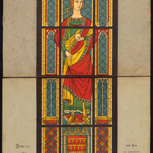 Antieke prent-GEBESMET RAAM-DOM-ST MARIA IM KAPITOL-PL 26-Kolb-Gatternicht-1884