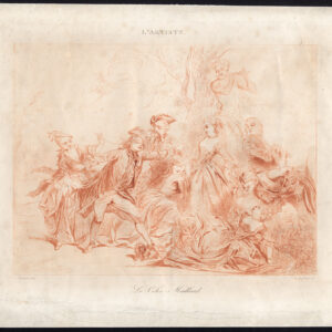 Antieke prent-LE COLIN MAILLARD-OPERA COMIQUE-Riffaut-Giraud-1850