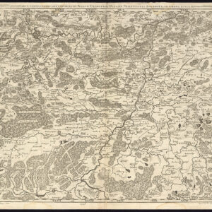 Antieke Kaart België Frankrijk Charleroi Dinant Namen Rocroi Crepy Fricx 1743