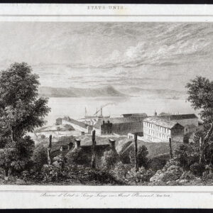 Antieke prent-SING SING-PRISON-MOUNT PLEASANT-NEW YORK-USA-Lemaitre-1849
