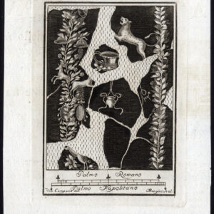 Antieke prent-ARTEFACTS-ROME-ITALIË-I-Mangini-Campana-1750