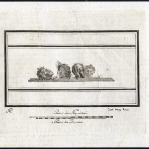 Antieke prent-ARTEFACTS-ROME-ITALIË-II-Oraty-1750