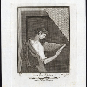 Antieke prent-ARTEFACTS-ROME-ITALIË-V-Deangelis-1750