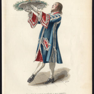 Antieke Print-NICOLAS BOILEAU DESPREAUX-VALET-PLATE 3-Gervais-Bayard-1873