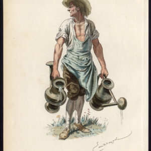 Antieke Print-NICOLAS BOILEAU DESPREAUX-KARAKTER-SERVANT-PLAAT 12-Bayard-1873