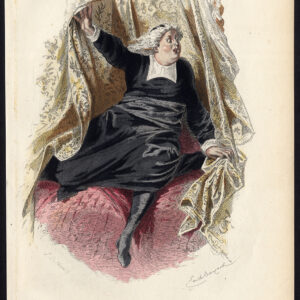 Antieke print-NICOLAS BOILEAU DESPREAUX-PRELATE-PLATE 14-Outhwaite-Bayard-1873