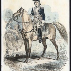 Antieke prent-JEAN DE DEU SOULT-MARSHAL-EMPIRE-FRANCE-Lacoste-Demoraine-1845