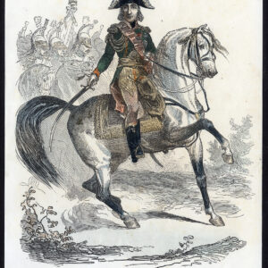 Antieke prent-JEAN BESSIERES-MARSHAL-EMPIRE-FRANCE-Lacoste-De Moraine-1845