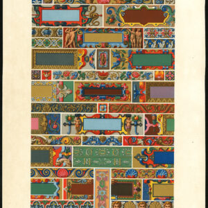 Antieke prent-DESIGN-ORNAMENT-16E EEUW-LXXI-Racinet-ca. 1870