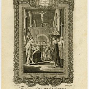 Antieke prent-ENGELAND-WILLIAM DE VEROVERER-FITZ ARTHUR-Wale-Grignion-1784