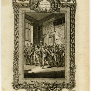 Antieke prent-Engeland-hertog van BUCKINGHAM-FELTON-PORTSMOUTH-Wale-Grignion-1784