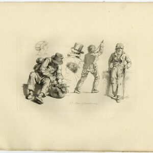 Antieke prent-STUDIES-PRODUCE-MAND-TROPE-Marcus-1834