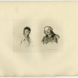 Antieke prent-PORTRET-GEZICHT-MAN-Caspari-Marcus-1834