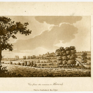 Antieke Kaart Uitzicht Van De Ingang Naar Harwich Engeland Ierland 1790