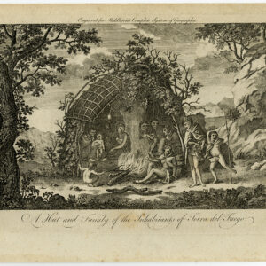 Antieke prent-ZUID-AMERIKA-TIERRA DEL FUEGO-NATIVES-Middleton-1778
