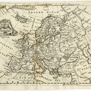 Antieke Kaart Europa Jefferys 1750