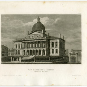 Antieke prent-BOSTON-CITY HALL-USA-Meyer-1832