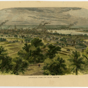 Antieke prent-LOUISVILLE-KENTUCKY-USA-Orr-1880