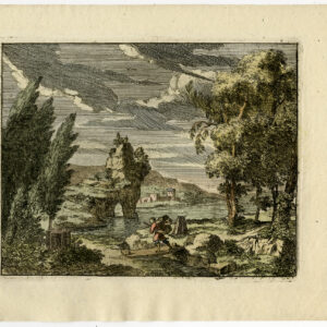 Antieke Prent-LANDSCHAP-Van Cuylenburgh-1820