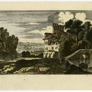 Antieke Prent-LANDSCHAP-HUIS-Van Cuylenburgh-1820