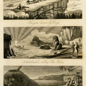 Antieke prent-DOUANE-KAMCHATKA-TUNGUSKA-ALEUTISCHE EILANDEN-Lester-Sharp-1809