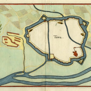 Antieke prent-TOUL-FRANCE-FORTRESS-FORTIFICATIONS-Merian-1646