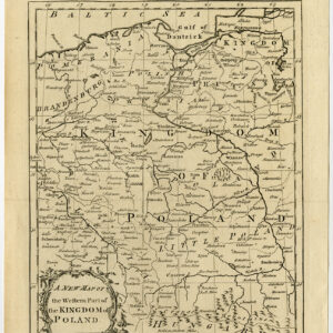 Antieke Kaart Koninkrijk Polen Kitchin 1759