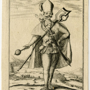 Antieke prent-SLAV-SLAVIC-MAN-WARADIN-Martini-1746