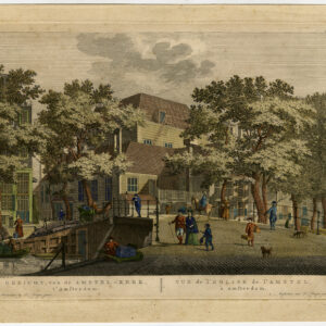 Antieke Prent-AMSTERDAM-AMSTELKERK-KERK-Fouquet-1783