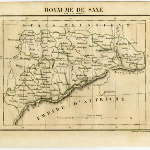 Antieke prent-DUITSLAND-SAKSEN-SACHSEN-DRESDEN-Perrot-Tardieu-c. 1800
